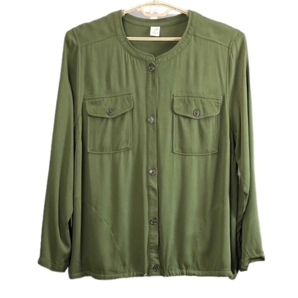 Women’s East 5th Utility Style Button Up Shacket Jacket